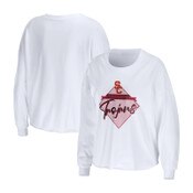 USC Trojan Women's White Long Sleeve T-Shirt